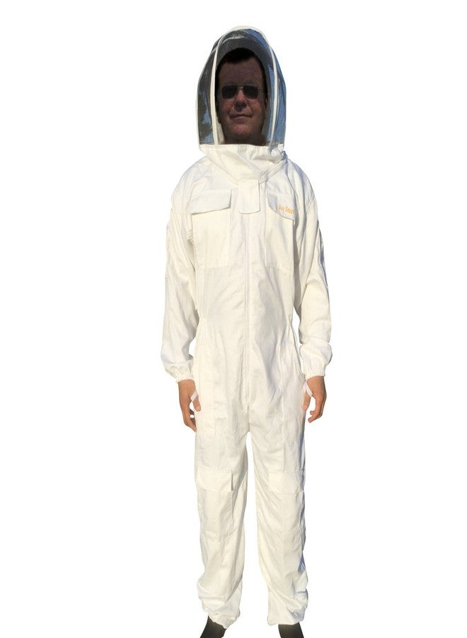 Bee Smart 400 Bee Keeping Suit with Fencing hat/Veil - Size X Large - Image 3