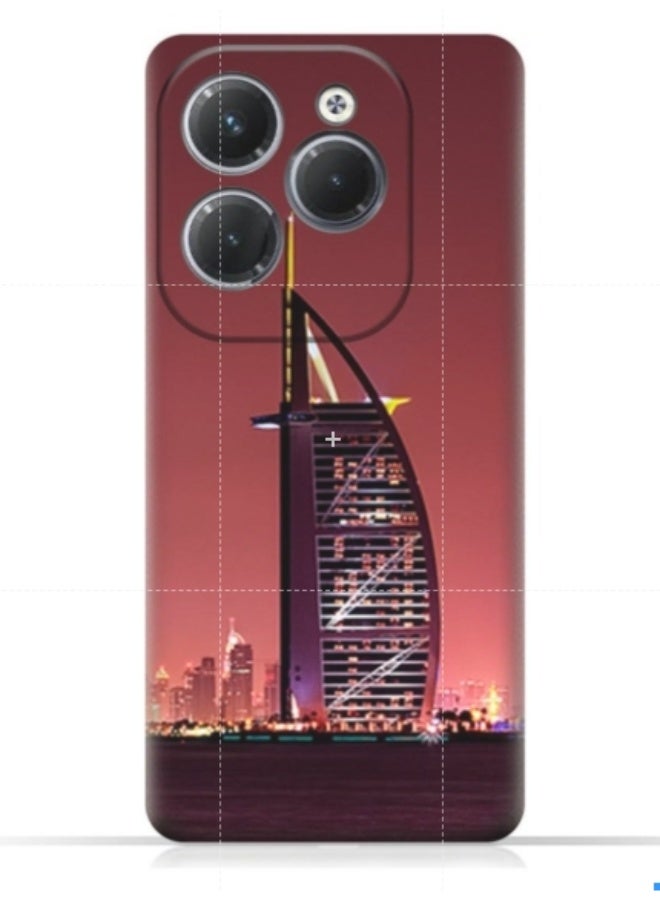 إيه إم سي ديزاين غطاء حماية بطبعة هاتف انفنيكس هوت 40 برو