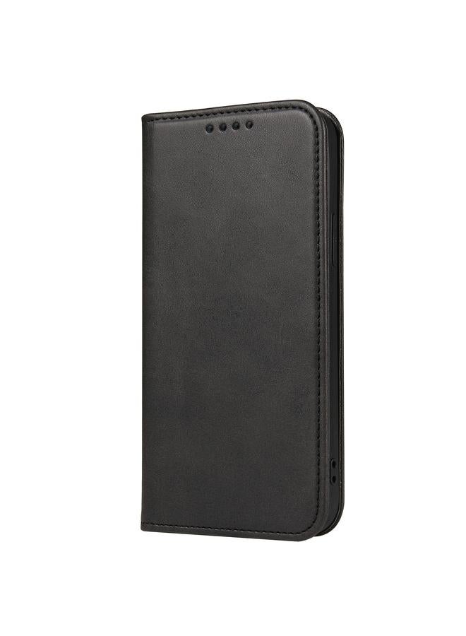 S-TOP Case For iPhone 12 / 12 Pro Calf Texture Magnetic Horizontal Flip Leather Case with Holder & Card Slots & Wallet - Image 2