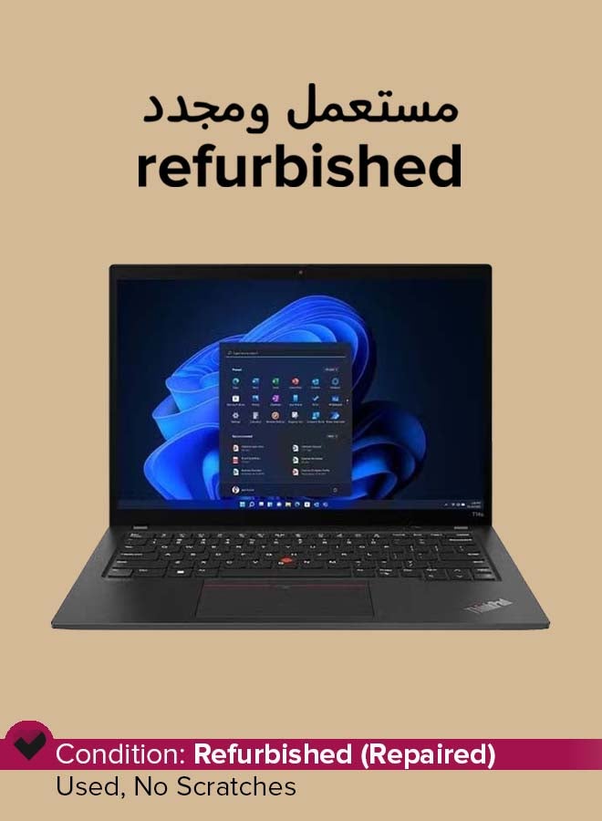 Refurbished - ThinkPad - T14s Laptop With 14-Inch Full HD Display, Intel Core i7-1165G7 Processor/11th Gen/10-Core/16GB RAM/256GB SSD/Intel Iris XE Graphics/Windows 11 English Silver