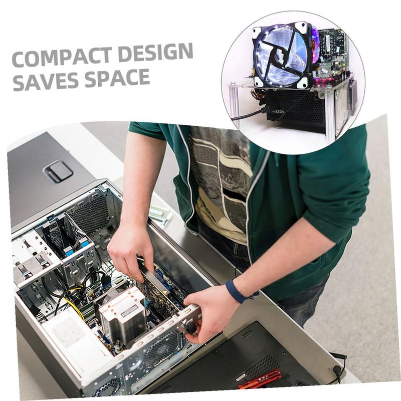 Open Air PC Case DIY Chassis Bracket For MATX Motherboard Base Stand Compact Design Video Card Storage Rack Workstation Frame - Image 5