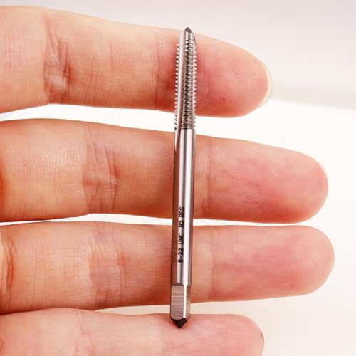 LWCUSNJ 2pcs No 8-32 UNC Thread Tap Right Hand, M2 HSS 8 x 32 UNC Straight Fluted Machine Tap - Image 5