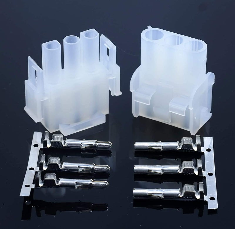 Molex -3 Match Set - (3-Pin) w/14-20 AWG, Wire Connector - 2.13mm D, Latch Lock, MLX™ - Image 3