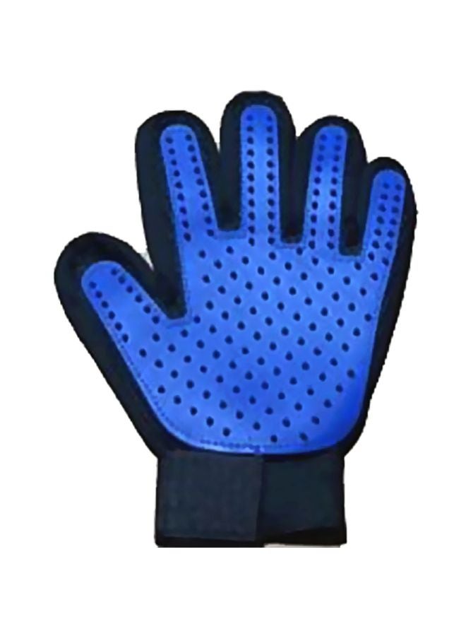 إسكدنيا فرشاة تدليك على شكل قفاز أسود/أزرق - Image 1