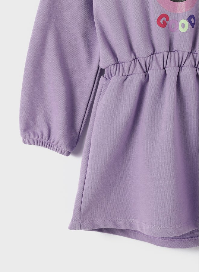 LC WAIKIKI Hooded Long Sleeve Girl Dress  - Image 4
