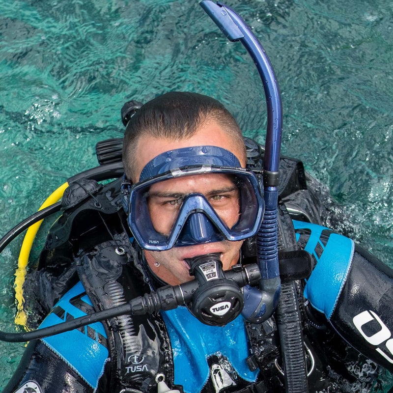 TUSA M-1001 Freedom HD Scuba Diving Mask, Black/Black - Image 5