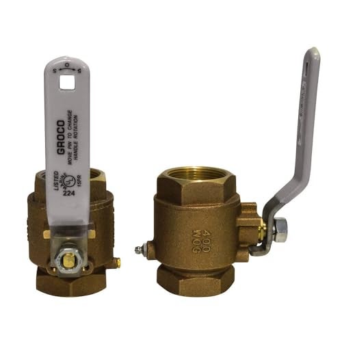 GROCO 3/4" NPT Bronze in-Line Ball Valve - Image 3