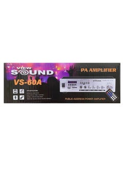 View Sound Public Address power amplifier - Black*Silver - VS-60A  - Image 3