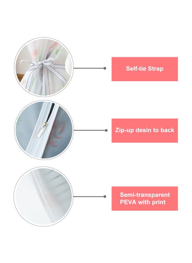 Loquat Full Coverage Fan Cover White/Red 22.00x3.00x19.00cm - Image 5