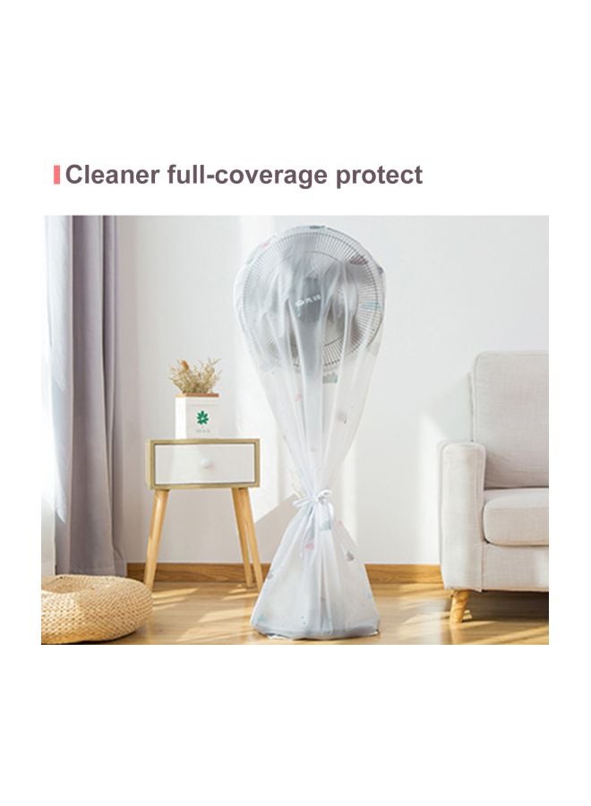 Loquat Full Coverage Fan Cover White/Red 22.00x3.00x19.00cm - Image 3