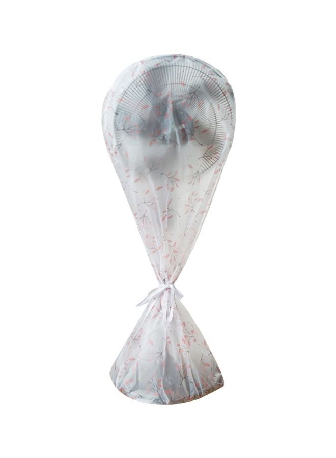 Loquat Full Coverage Fan Cover White/Red 22.00x3.00x19.00cm - Image 1