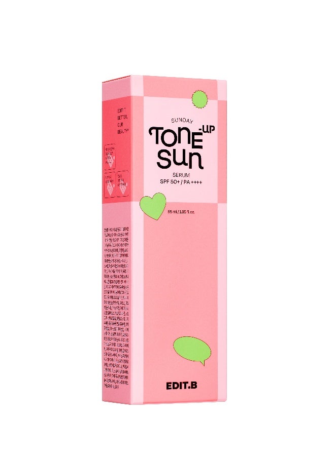 إدت.بي  سيروم واقي شمس SPF50 يعطي إشراقة وردية 55 مل - Image 5