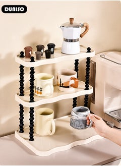 DUNISO 3-Tier Countertop Organizer, Acrylic Bathroom Organizer Countertop Vanity Organizer, Kitchen Spice Counter Organizers, Perfume Tray for Bedroom Skincare Storage Rack  - Image 3