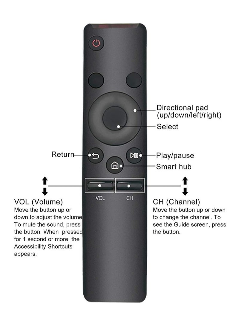 ELTRAZONE New BN59-01259B Remote Control for Samsung KU7350 Smart TV UA55K5500 UA55K5520 UA55K5570 UA55K6000 UA32K5570 UA40KU6000 UA40KU6100 - Image 3