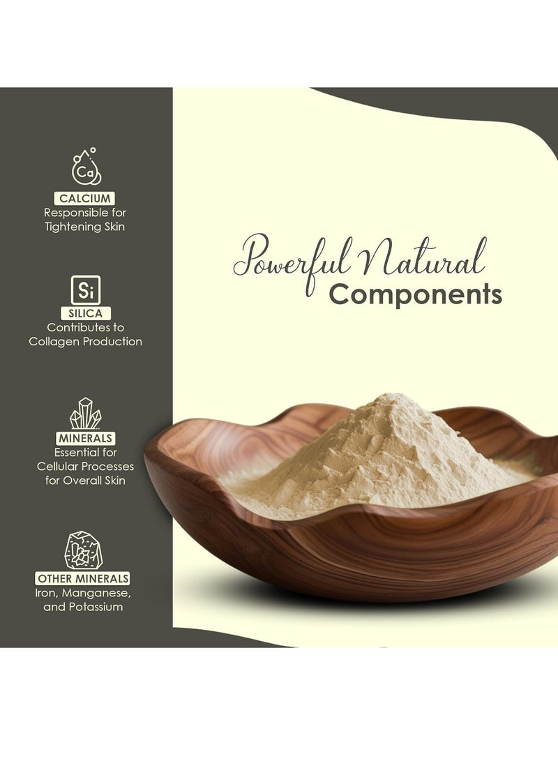 Mi Nature Bentonite  Clay Powder 227g (8 Oz) | 100% Pure Bentonite Fuller's Earth | Natural Clay for Face Masks, Skin Care and Hair Conditioning - Image 4