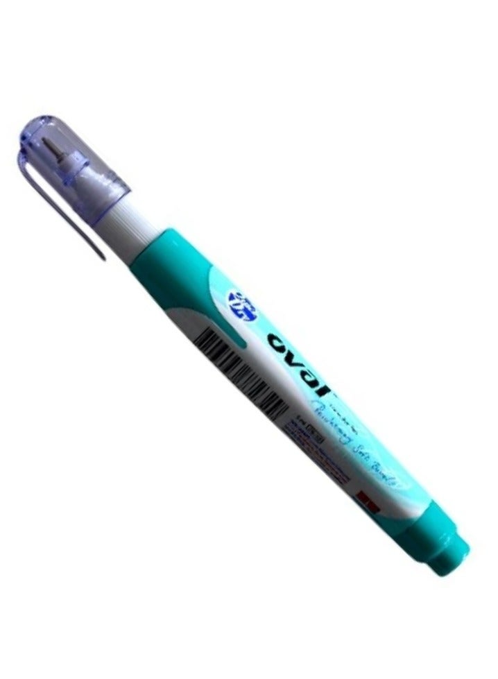 Oval White Oval Correction Pen – Precise, Non-Toxic, Metal Tip ,5 ml - Image 1
