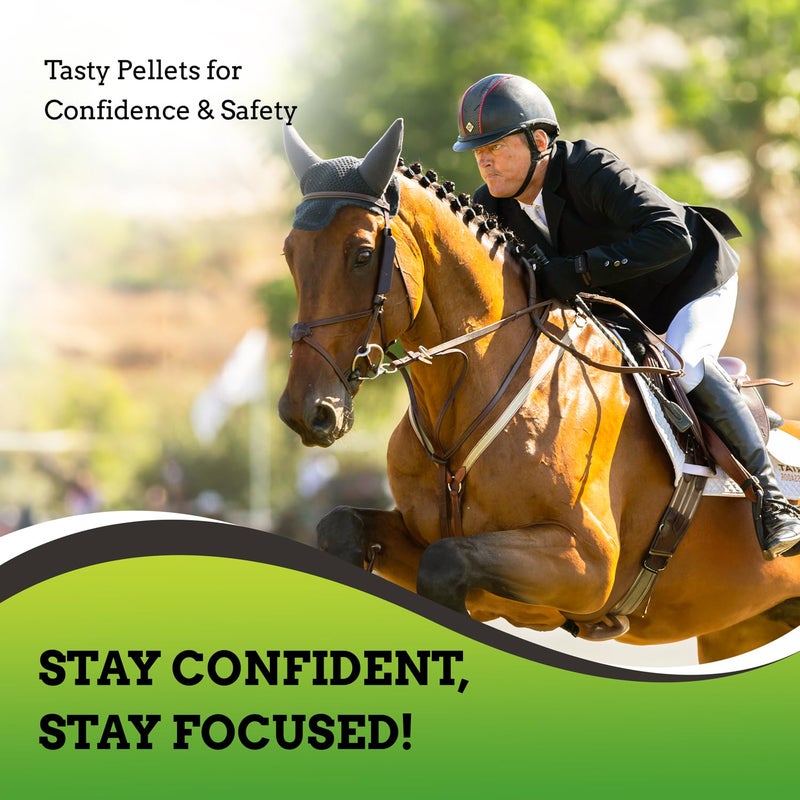 SynNutra Equine SynChill 100% Natural & Nutritional Supplement, Lab Proven Results, Designed for Focus & Performance, Approved by Olympians and Veterinarians, Daily Pellets -30 Servings, Made in USA - Image 4