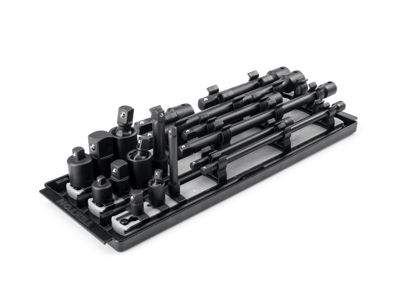 TEKTON 14 38 12 Inch Drive Impact Extension and Accessory Set with Rails and Tray 17Piece SIA99201 - Image 2