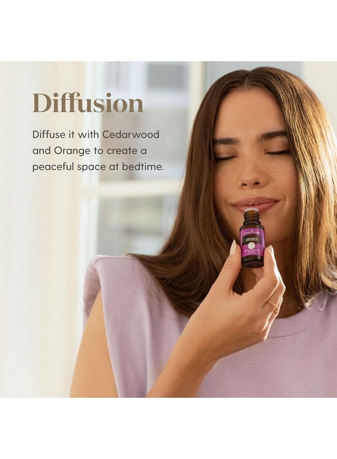 يونغ ليفينغ زيت اللافندر العطري - هدوء نقي 100% في زجاجة سعة 5 مل - علاج عطري مهدئ ومريح لجميع المواسم - مثالي للاسترخاء والاسترخاء ووصفات العافية المنزلية - Image 2