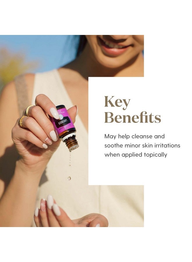 يونغ ليفينغ زيت اللافندر العطري - هدوء نقي 100% في زجاجة سعة 5 مل - علاج عطري مهدئ ومريح لجميع المواسم - مثالي للاسترخاء والاسترخاء ووصفات العافية المنزلية - Image 3