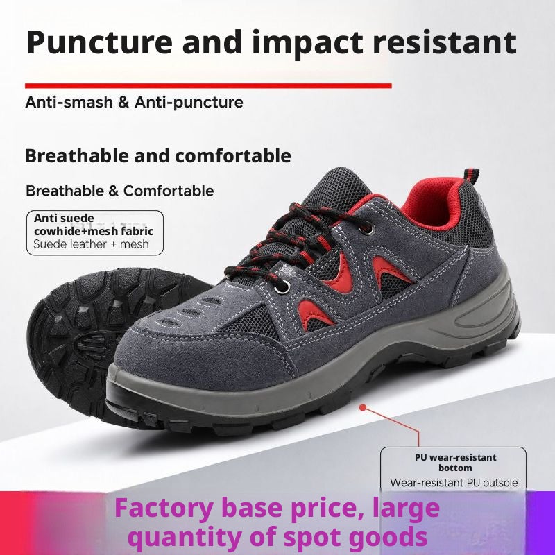 Steel Toe Safety Shoes Puncture Resistant Work Shoes - Image 1