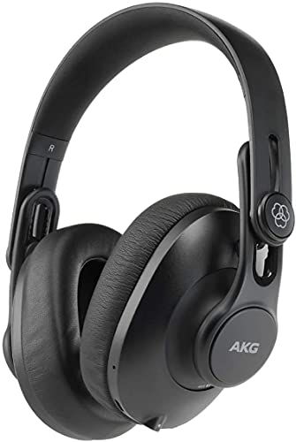 AKG Pro Audio K361BT Bluetooth Wireless or Wired, Over-Ear, Closed-Back, Light Weight, Foldable, Professional Recording Studio Headphones, Studio Monitor Mixing, Podcast, DJ Stereo Headsets, Black - Image 1
