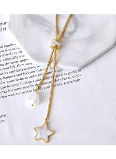 Generic A chain with two pendants, a star and a loli trend  - Image 1