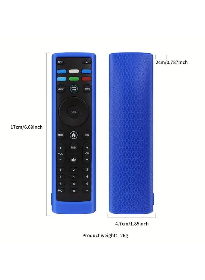 علبة سيليكون زرقاء متوهجة مع تحكم عن بُعد لتلفزيون Vizio XRT136 XRT140 الذكي، قبضة متينة - Image 3