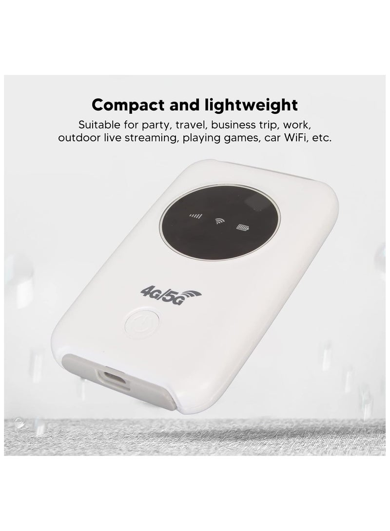 Nanak 4G/5G LTE USB Modem with SIM Card Slot, Wireless USB Modem 300Mbps Mobile 5G WiFi Router Unlocked Mobile WiFi Portable WiFi Hotspot Portable USB WiFi Modem Up to 10 WiFi Connect Devices - Image 4