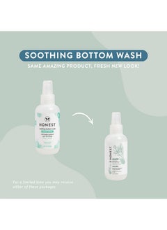 The Honest Company Soothing Baby Bottom Wash | Gently Cleanses + Refreshes | Naturally Derived, Non-Irritating, Made With Aloe | 5 Fl Oz  - Image 4