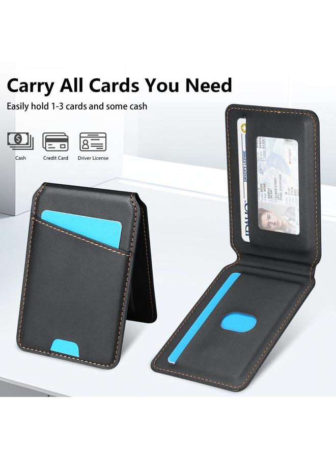 اس-توب جراب هاتف iPhone 15 Pro Max بملمس جلدي وحقيبة بطاقات قابلة للفصل من Magsafe - Image 4