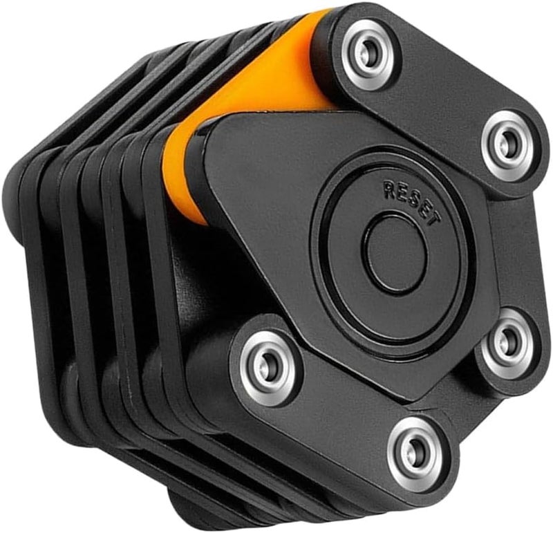 Heavy Duty Steel Chain Combination Lock for Folding Bikes Weatherproof Anti Theft Cycling Commuting Travel - Image 2