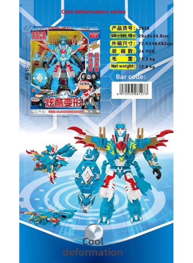 399017-18-19 Deformation Toy Model Car God Of War King Kong Robot Children Boy Play House Wholesale-Color:Khaki 399001-2-3 Warlord King Kong Unit Price (see Detailed Picture For 3 Random Styles) - Image 3