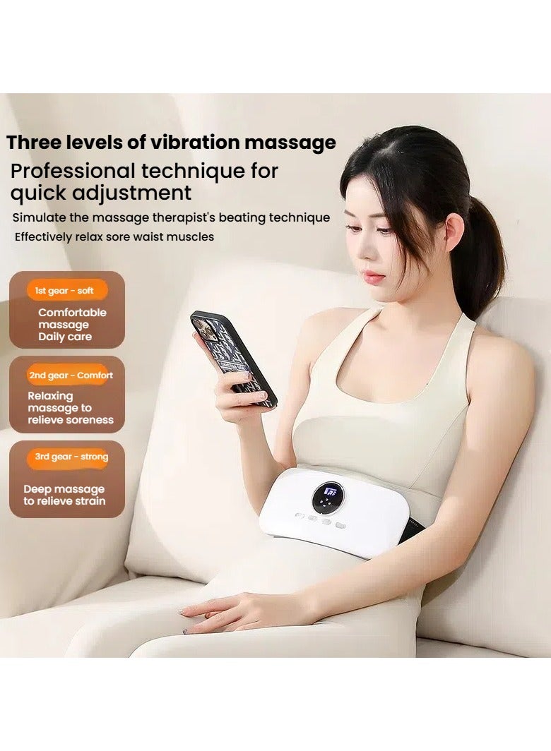 general Lumbar massager intelligent pulse heating lumbar massager abdominal warm uterine belt cervical spine massage - Image 2
