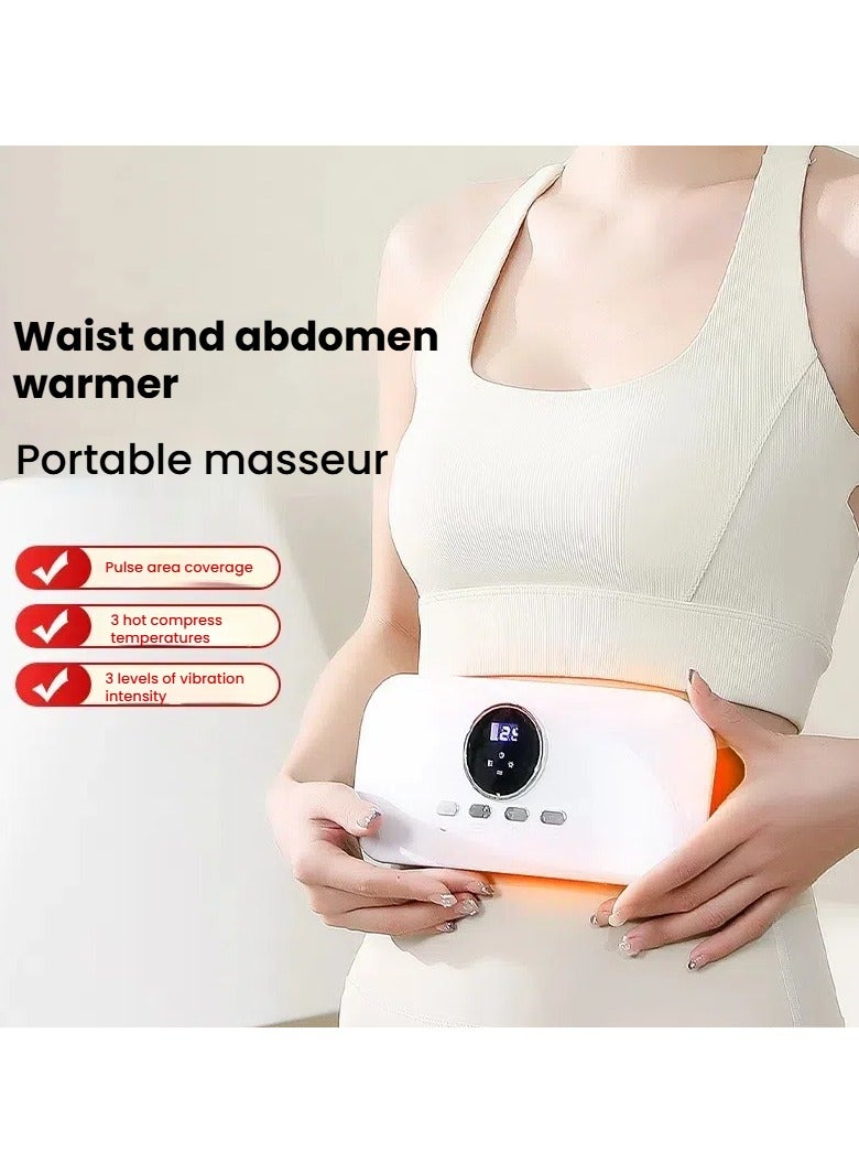 general Lumbar massager intelligent pulse heating lumbar massager abdominal warm uterine belt cervical spine massage - Image 1