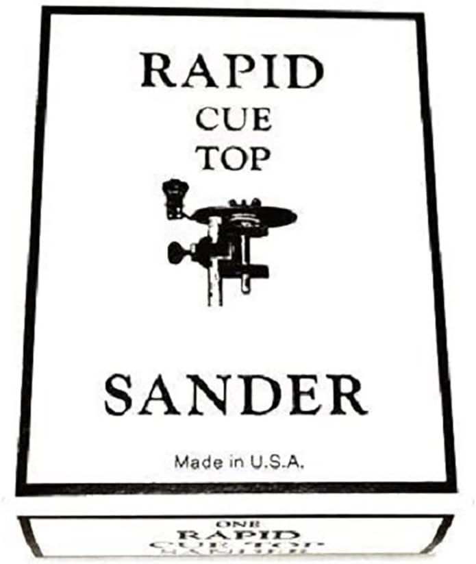 Tweeten Rapid Cue Top Sander Repair Billiard Pool Stick Tip - Image 2