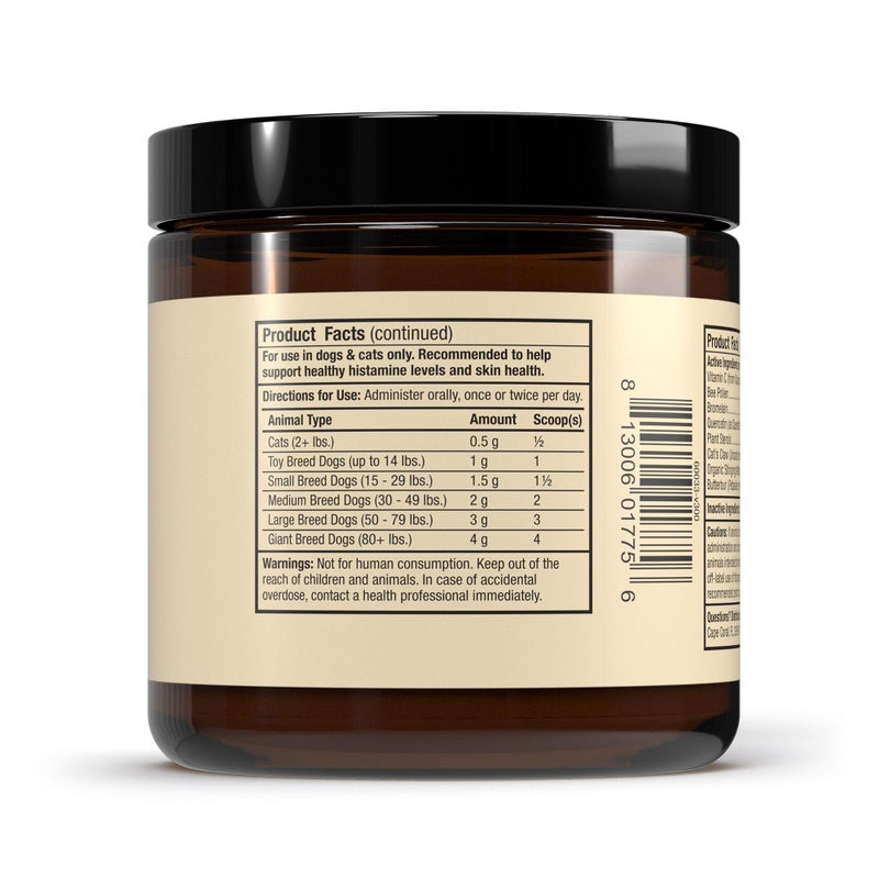 Dr. Mercola Bark & Whiskers Seasonal Support, 3.17 Oz. (90 g), 90 Scoops, Antioxidant and Immune Support, Veterinarian Formulated, Non-GMO, Dr. Mercola - Image 3