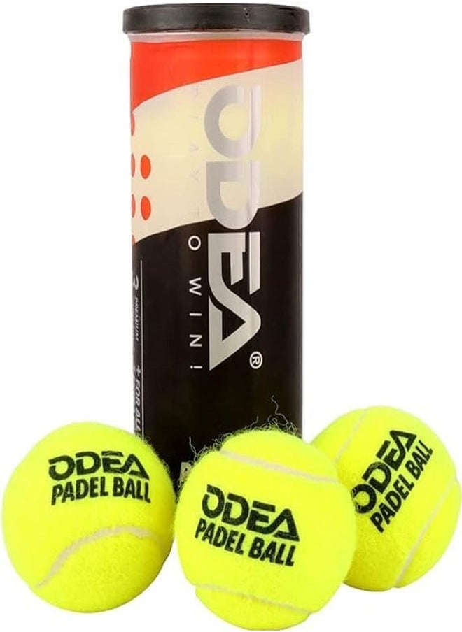 ماركة غير محددة Palde Balls، كرات التنس Padel، 45٪ محبوكة من الصوف الأصفر (3 وحدات)  - Image 2