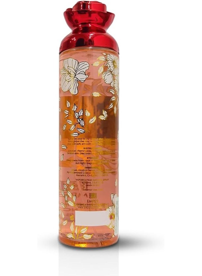 emper Flower's Secret Red Blossom Body Mist For Women 250ml - Image 2