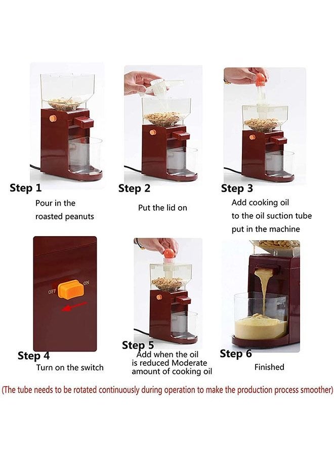 Arabest - Automatic Nut Grinder,Peanut Butter Maker,220V Grain Mill with Non-slip Base for Grinding Peanuts/Cashews/Hazelnuts - Image 1