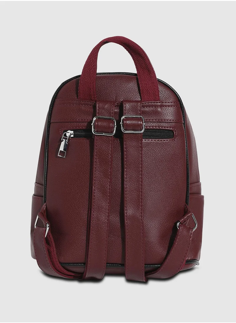 Haute Sauce Slider Mini Backpack - Maroon