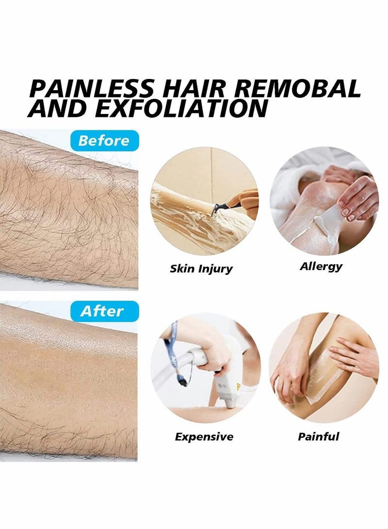 Excefore Crystal Hair Eraser | Magic Hair Remover | Painless Exfoliation Hair Removal Tool for Men Women - Image 2