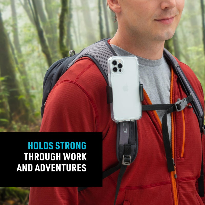 Nite Ize Squeeze Clippable Phone Holder - Cell Phone Accessories with Universal Design - Compatible with iPhones & Samsung Phones - Easy-to-Squeeze Clippable Phone Holder with 360 Rotating Clip - Image 5