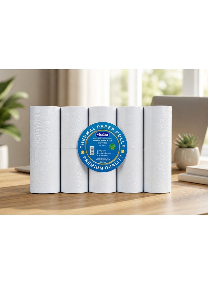 MADIBA ATM ROLL THERMAL PAPER - 10 ROLLS PER SHRINK - Image 4