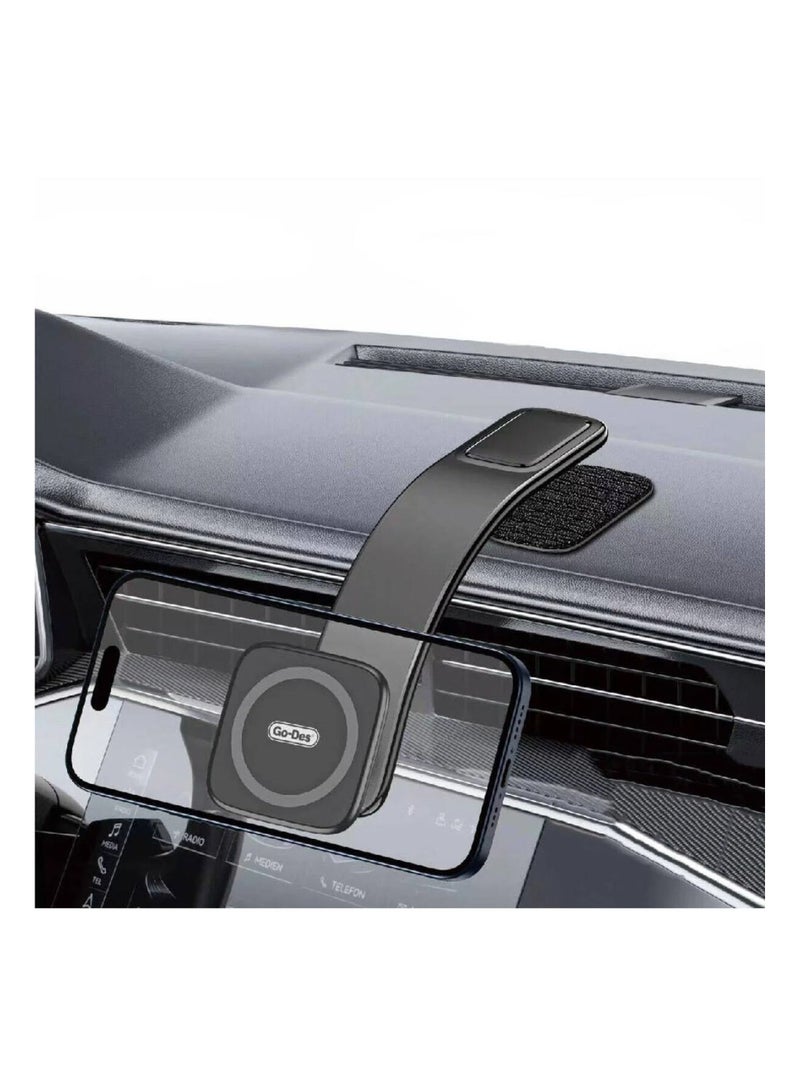 GO-DES Go Des GD-HD208 Magnetic Magsafe Compatible Bendable Curved and Flat Floor Car Phone Holder - Image 3