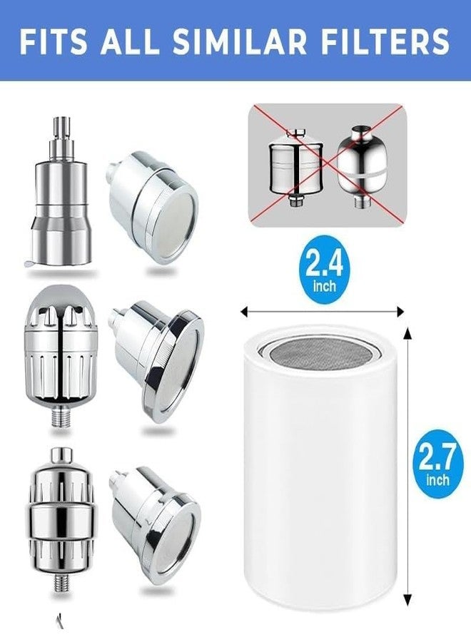 YAMATIC 15 Stage Replacement Cartridge for Shower Head & Tap Filter | 6 Month Life Water Filter Media | Reduces Chlorine, Rust & Dirt | Compatible Refill for Bathroom & Kitchen Use - Image 2