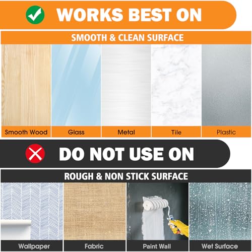 SummerBrite Picture Hanging Strips 40 Strips, Damage Free Removal, Wall Poster Picture Hangers Without Nails, Sticky Hook & Loop Adhesive Strips for Poster/Picture/Home/Office, 20 Pairs/Medium, White - Image 5