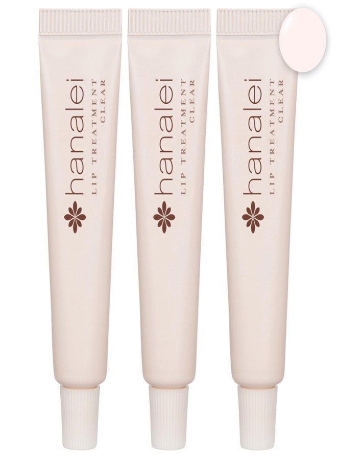 Hanalei Hydrating Lip Treatment Balm - Cruelty-Free, Paraben-Free Moisturizer for Severely Dry, Chapped Lips - Kukui Oil, Shea Butter & Grapeseed Oil - Clear Tint, Travel-Size 3-Pack (5ml X 3) - Image 1