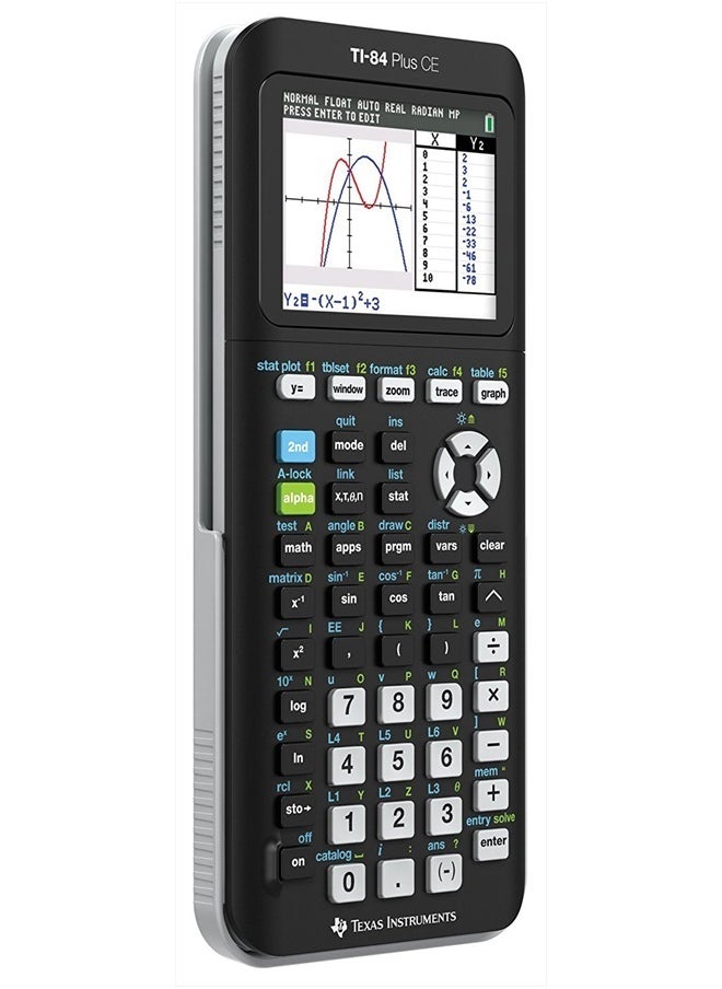 TEXAS INSTRUMENTS TI-84 Plus CE Graphing Calculator, Black  - Image 4