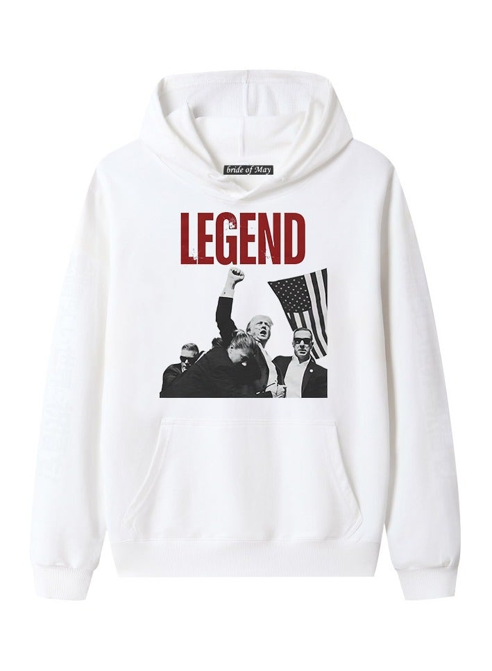 KUYING New Trump Print Hoodie - Image 1